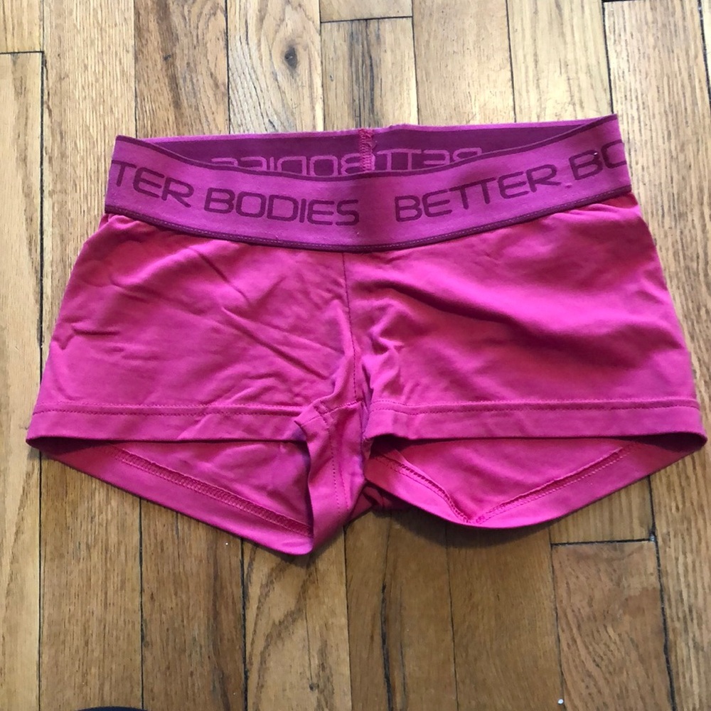 VGUC Women's Pink Better Bodies Booty Shorts S